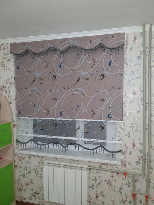 Двойной ролл шторы Жалюзи фото печать ролл шторы