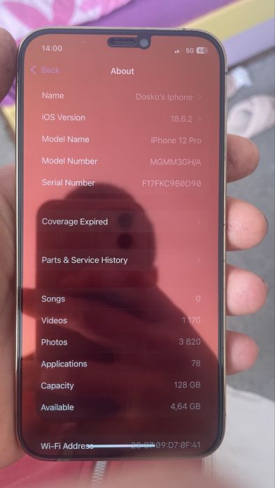 Iphone 12 Pro 128GB Gold 78%