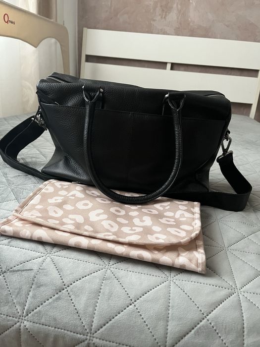 Geantă de piele pentru scutece Kidzroom