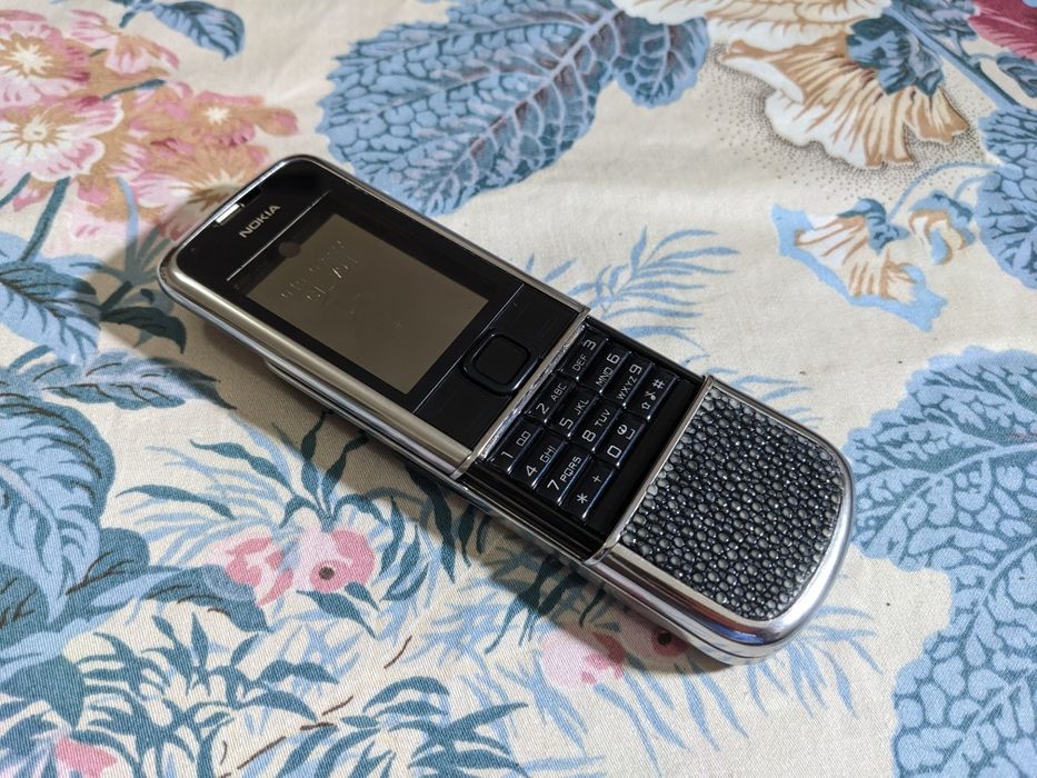 Carcasă Nokia 8800 Black Arte Custom By Stin Gray ca NOUĂ