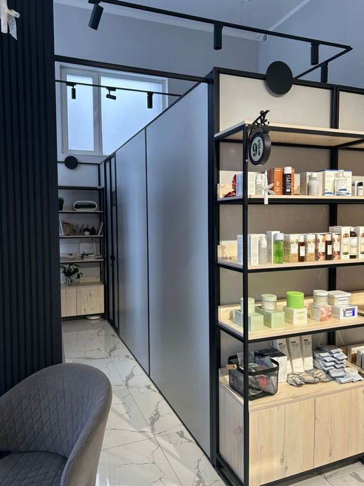 Перегородка из метала с лдсп .