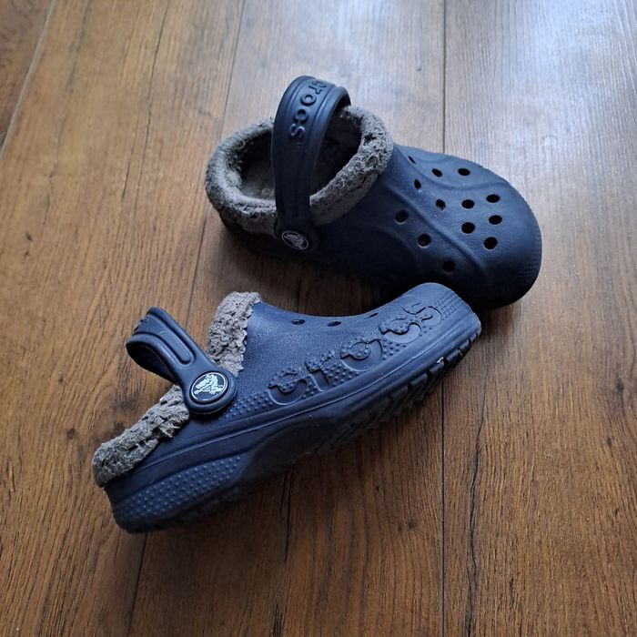 Saboti/șlapi Crocs imblaniti nr C 8-9 (24-26)