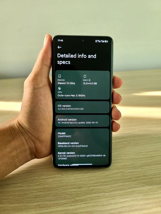 Xiaomi 13 ultra 12/256 China versiya