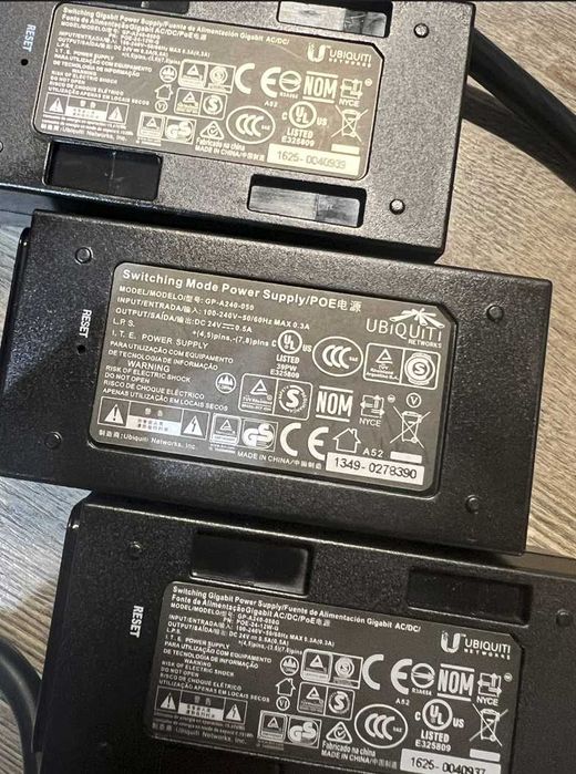 Injector POE Ubiquiti 24V/48V