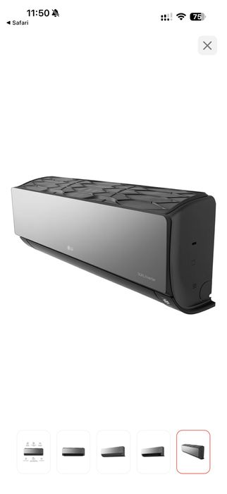LG кондиционер | 75 м² Практически новый