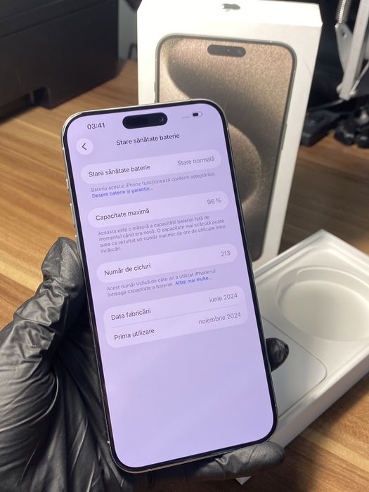 iPhone 15 Pro Max • 512 GB • Natural Titanium