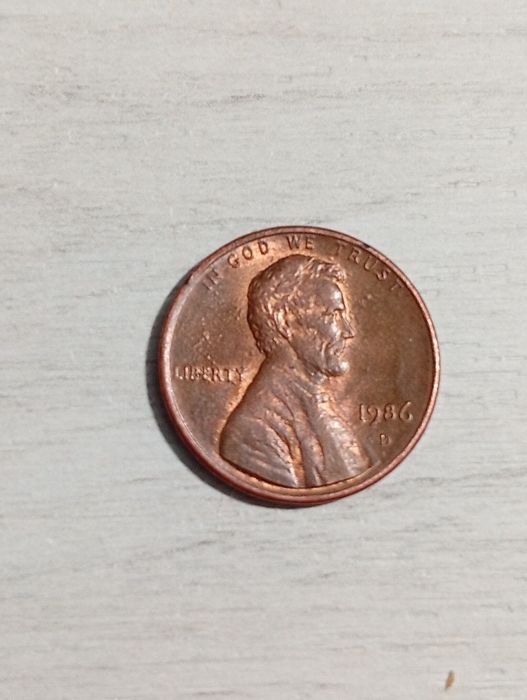 Колекционерска Монета -1 CENT 1986 година .