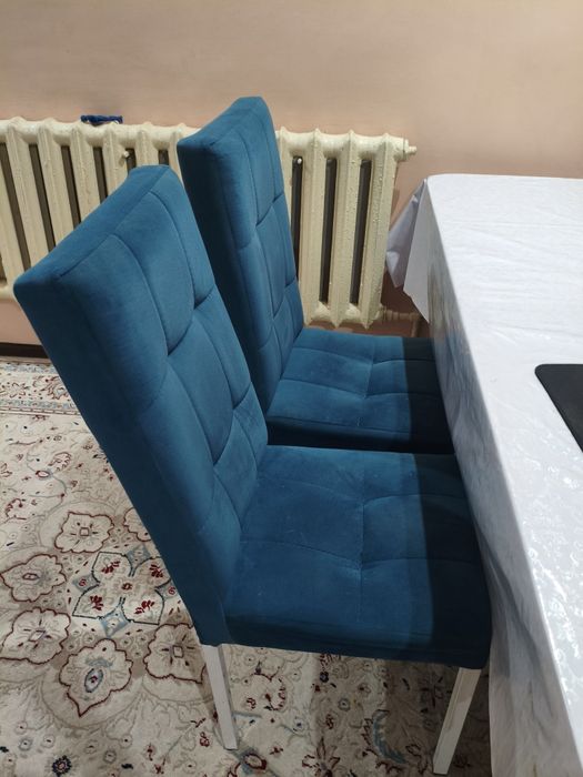 стол 2×1 ,  2 орындықпен, стул, стулья