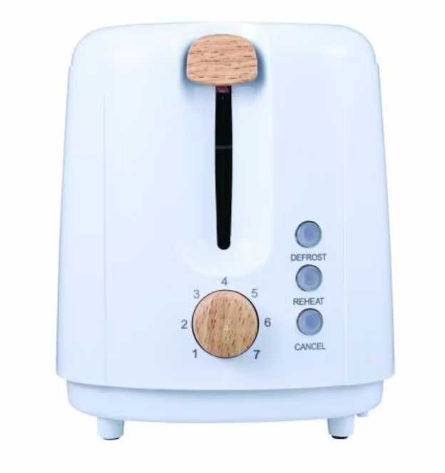НОВ!!! Тостер Bergner Naturally, 700 W, 2 филии, елегантен дизайн