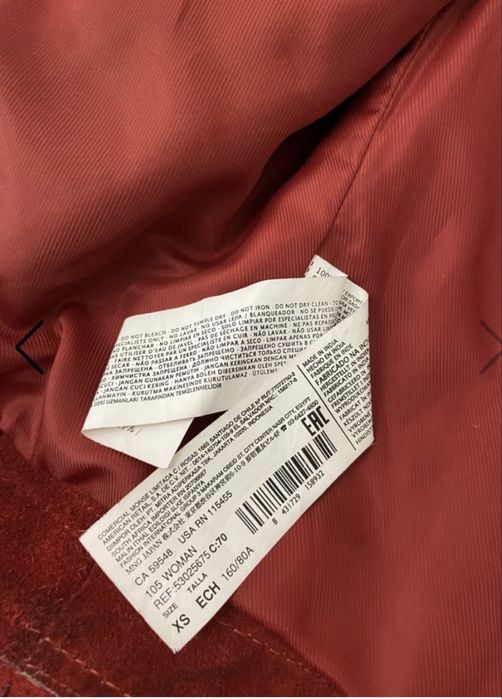 Замшевая куртка манго