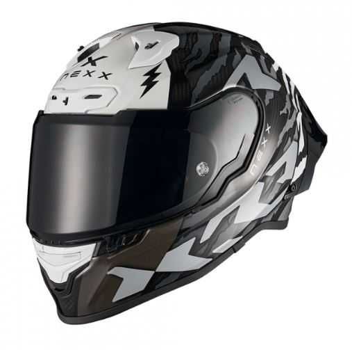 мото Каска NEXX X.R3R ZIGER BLACK/GREY мотор