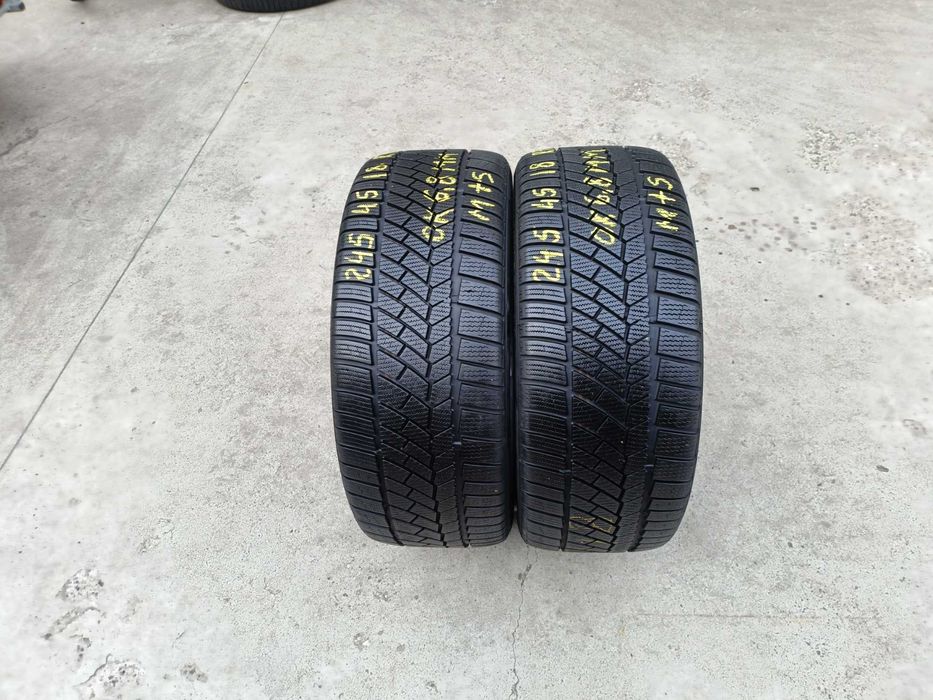 Doua anvelope iarna 245 45 18 continental winterconatct TS 830P RFT