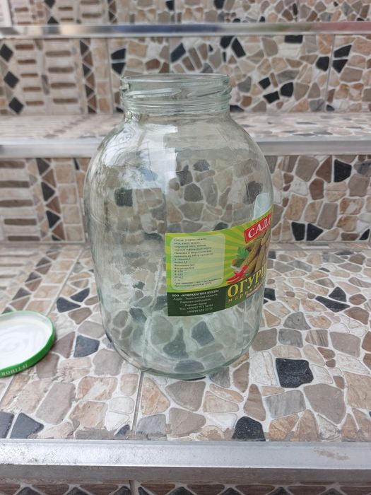 3 литрли резвали банка