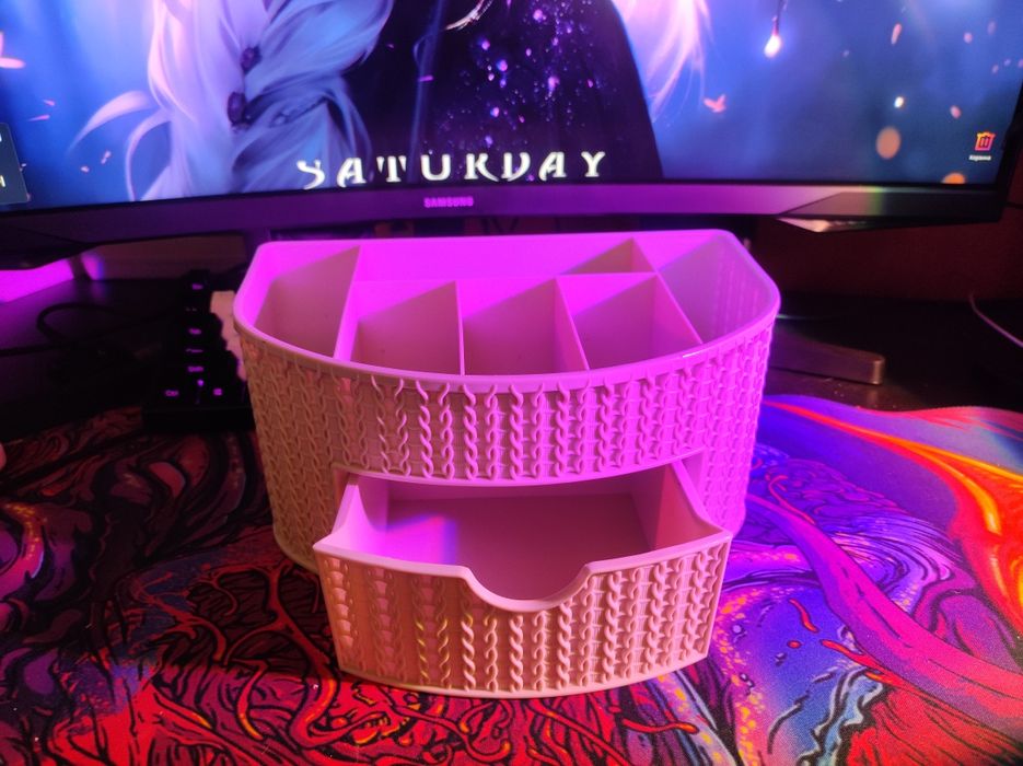 Органайзер для косметики (белый)