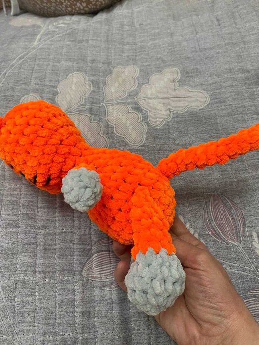 Кошка вязаная игрушка