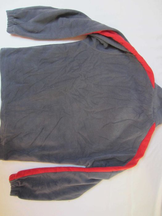 Bluza polar ITurri Toyota, masura S, gri-rosu, poliester, stare  buna
