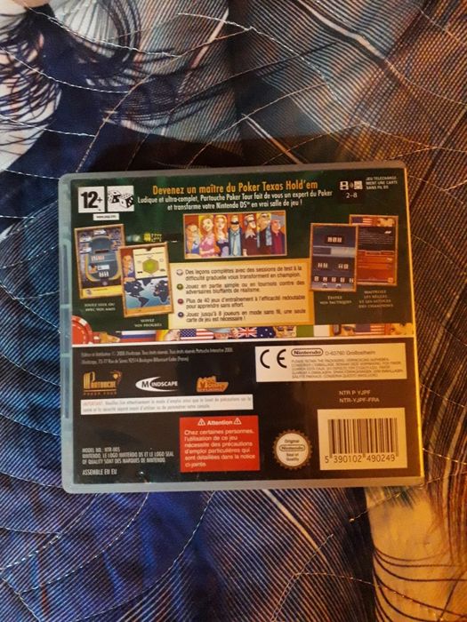 Joc consola vechi Nintendo DS Partouche Poker Tour Texas Holdem vintag