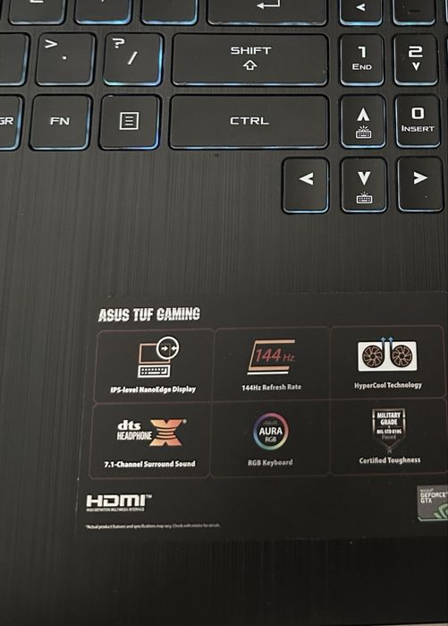 Laptop Gaming Asus TUF 15 144HZ!!