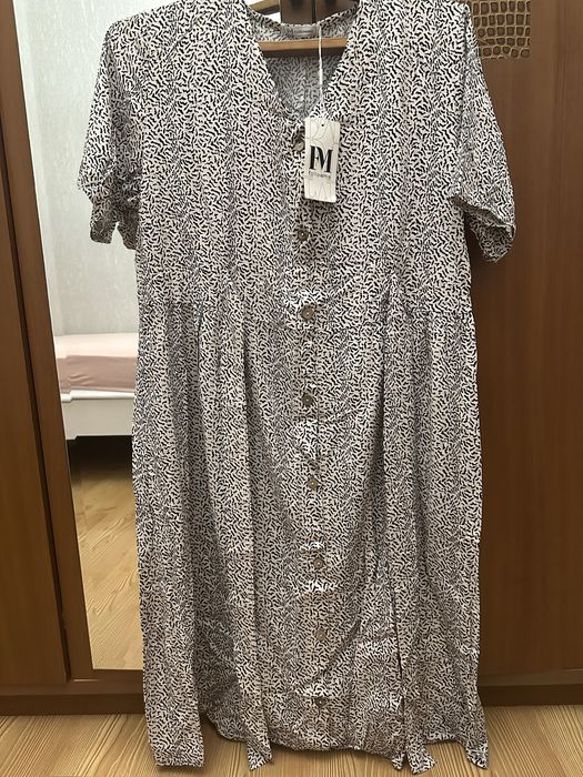 Домашнее платье халат, штапель 54 размер