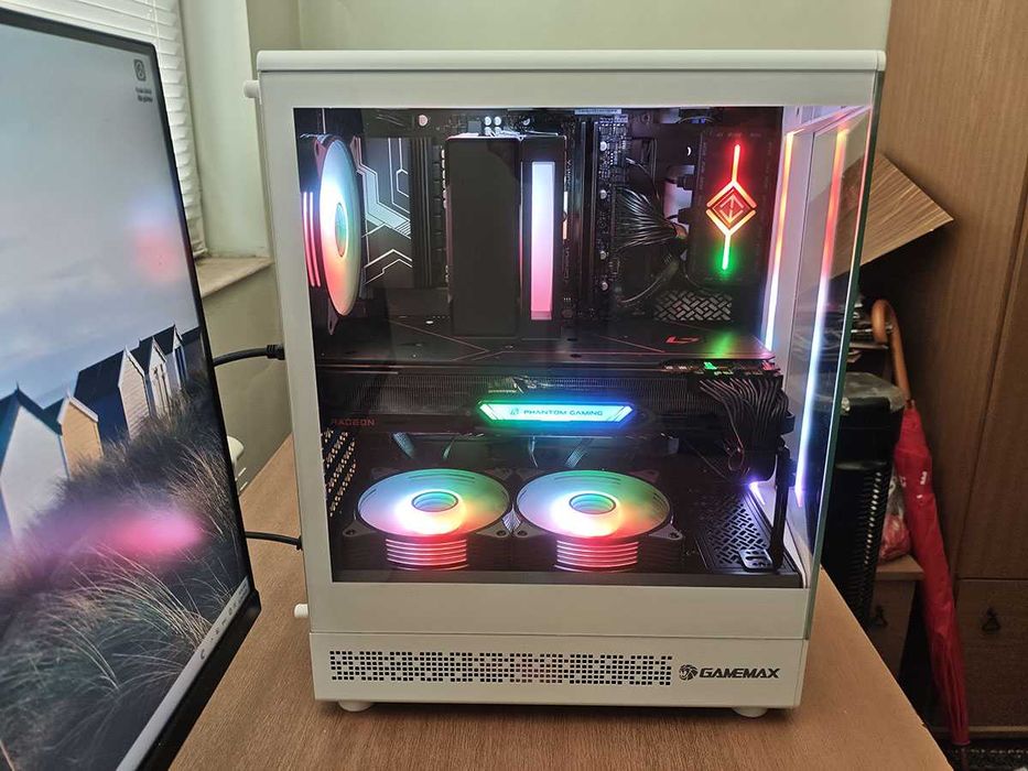 Геймърски компютър, Ryzen 9600x, 32gb Ddr5, RX 6800XT 16gb, 1tb Nvme, 850W