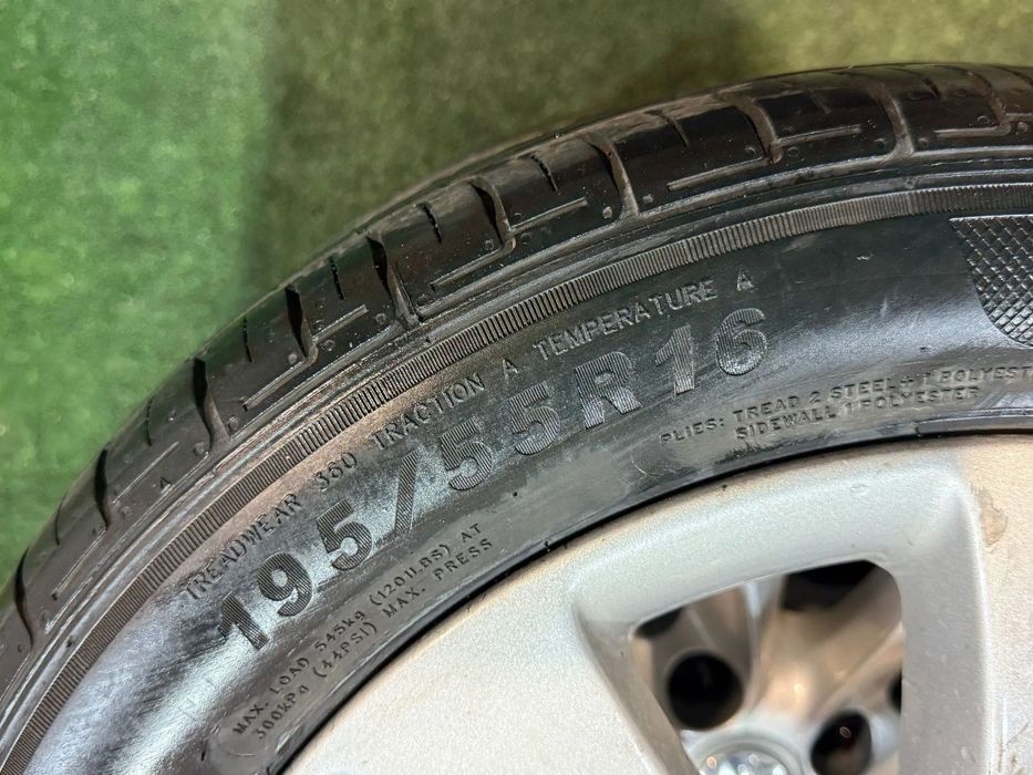 JANTE + CAUCIUCURI 4x100​ 195/55R16 OPEL CORSA E 1.4 BENZINA 2017 2014-2019