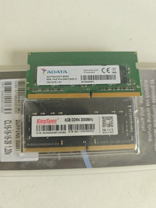ОЗУ DDR3, DDR4 2Gb, 4Gb. 8Gb