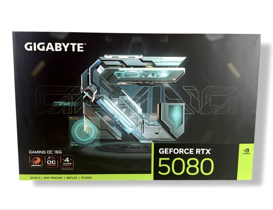 Видеокарта GIGABYTE GeForce RTX 5080 Gaming OC 16G