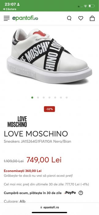 Adidasi moschino