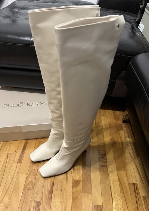 Дамски ботуши Eva Longoria естествена кожа 39 номер