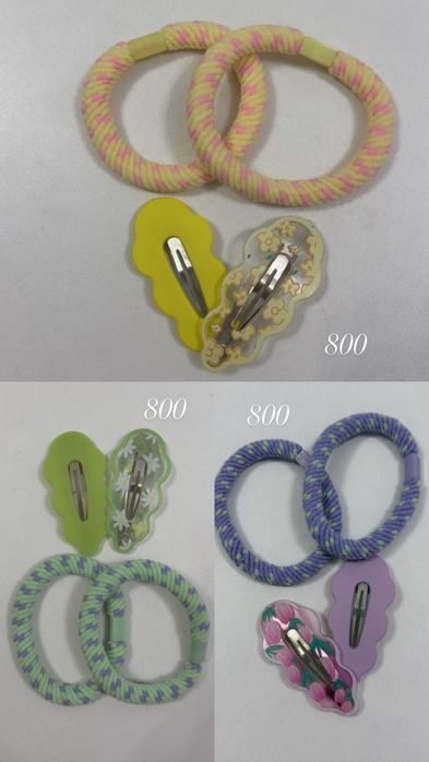 Резинки и заколки для девочек