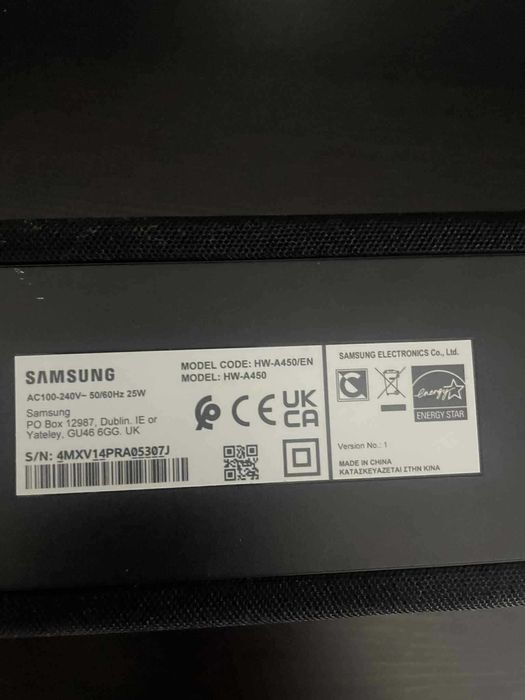 soundbar samsung hw-a450