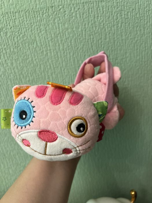 Кошечка браслетик погремушка
