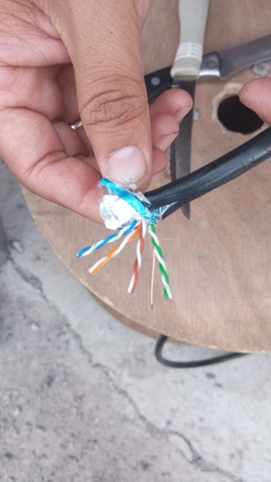 Кабель SFTP cat 5e pe 8*0.51cu