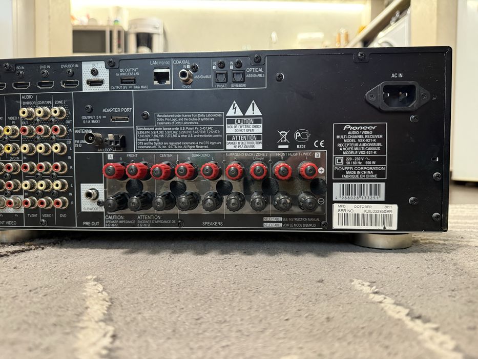 Pioneer VSX-921 7.1 resiver