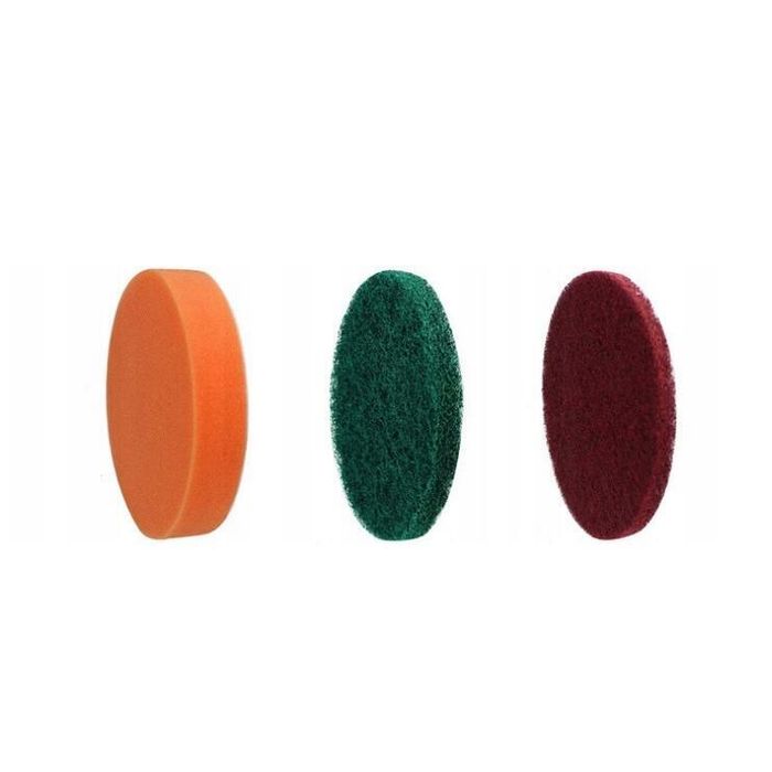 Set perii de curatare si discuri de lustruit pentru bormasina, 1/4" 23