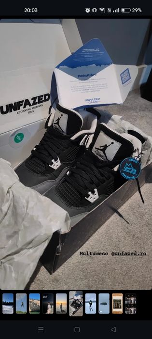 Jordan 4 (FEAR) Original!