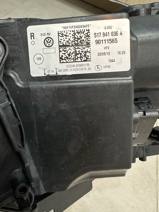 Faruri Far stanga dreapta vw golf 7 sportsvan full led facelift europa