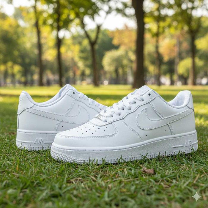 Adidasi Nike Air Force One Triple White - Adidasi Unisex