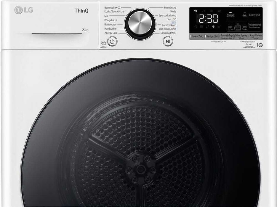 Сушилня с термопомпа LG RT80V9W 8кг.