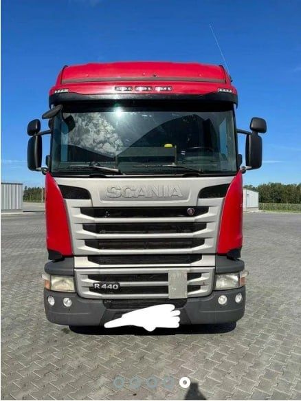 Седельный Тягач Scania R440 в сцепке с п/п тент Kogel