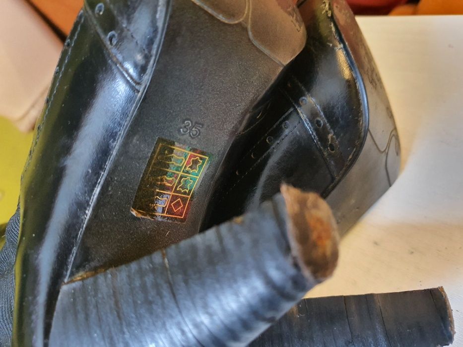 Cizme din piele mar. 35/36