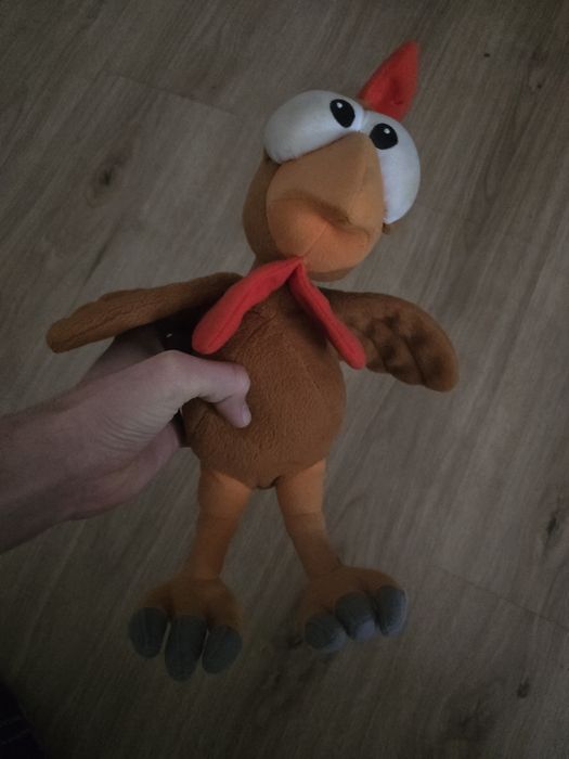 „Плюшена играчка Moorhuhn (кокошката от играта)