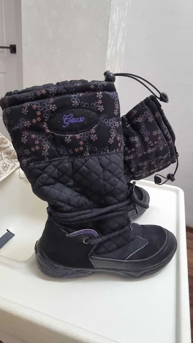 Сапоги Geox на девочку демисезонные
