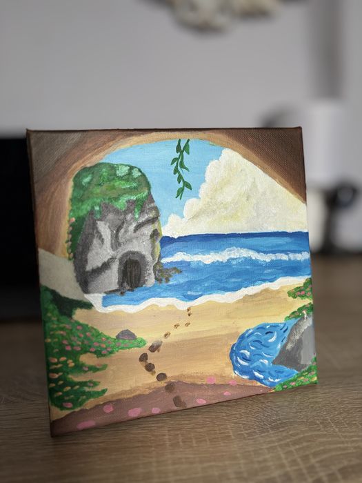 Tablou pictat în acrilice