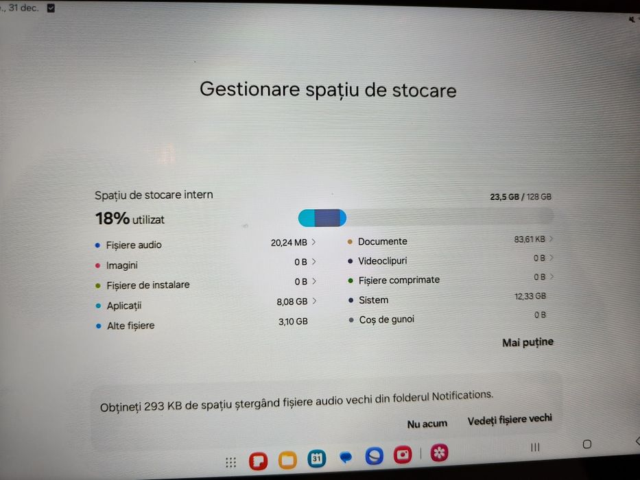 Tableta Samsung Galaxy Tab A9+, Octa-Core, 11", 8GB RAM, 128GB