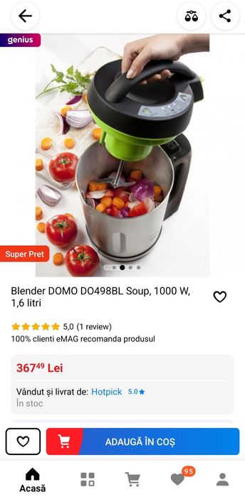 Blendere pentru supa crema