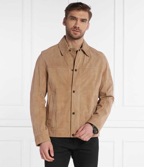 BOSS мужская куртка из нубука РАЗМЕР 52