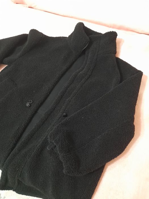 Шуба тедди чёрного цвета