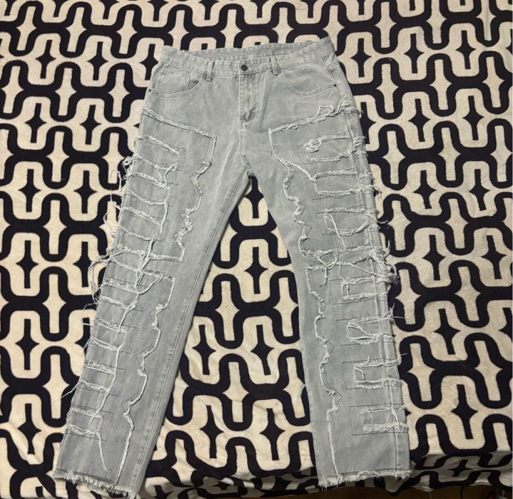 Blugi gri marimea 40