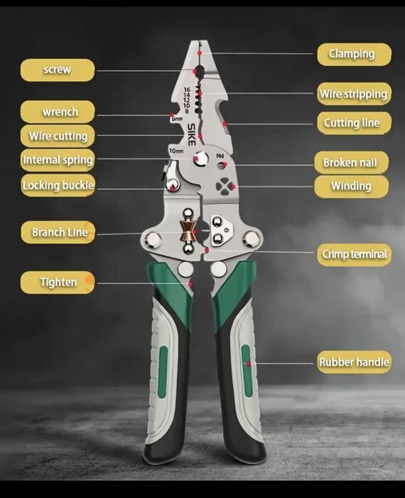 Сгъваеми електричарски клещи